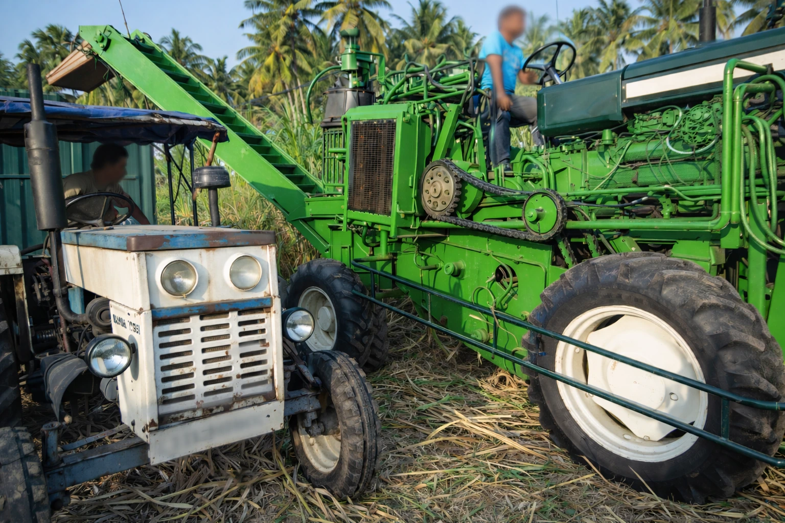 Sugarcane Harvester Machine